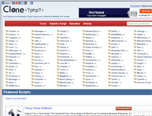 Tablet Screenshot of clonephp.com